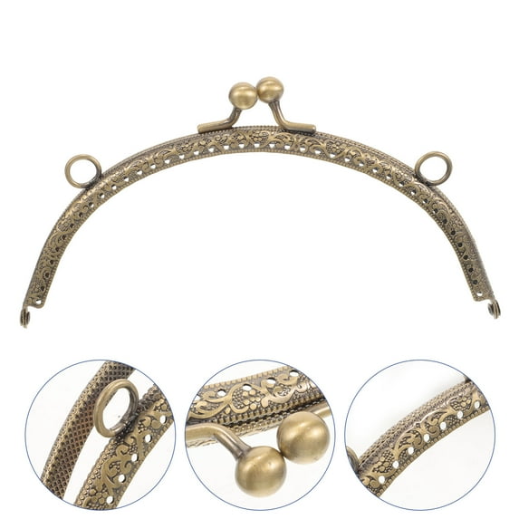 UPGRATOR 1Pack - Purse Clasp Circular Embossed Pattern for Bag Design ...