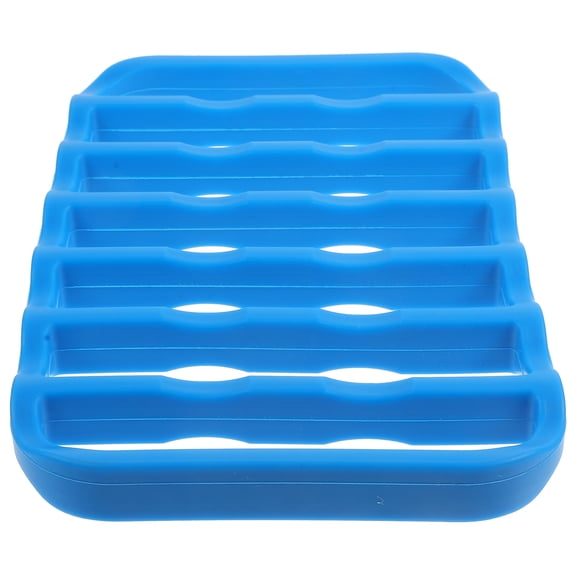 UPGRATOR 1Pack Silicone Heat-Resistant Mats Place Mat Blue Anti-Scald Non-Slip for Dining Table and Cups
