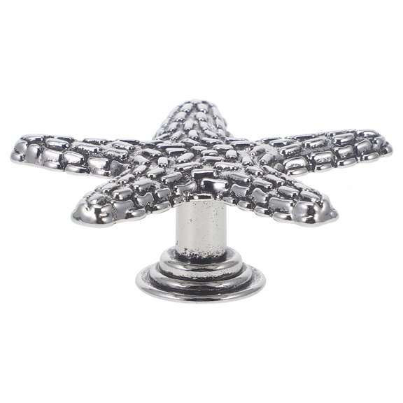 UPGRATOR 1Pack Silver Alloy Furniture Pulls for TV Cabinets Wardrobes 6.00X6.00X2.40CM