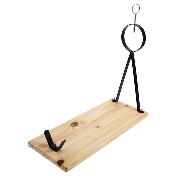 UPGRATOR 1Pack Slicing Rack Beige Wooden Metal For Home Users And Cooking Preparation