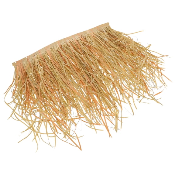 UPGRATOR 1Pack Synthetic Thatch Roof for Garden Thatch Roofing with High Simulation Technology Brown