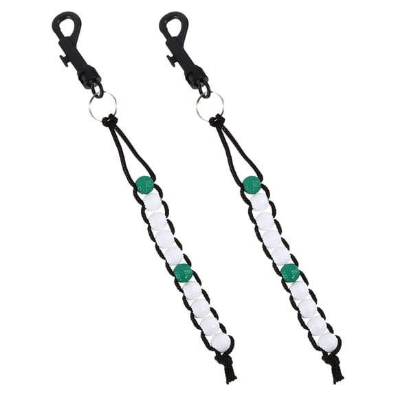 UPGRATOR 1Pair Plastic Golf Stroke Counter with Beads for Accurate Outdoor Score Tracking
