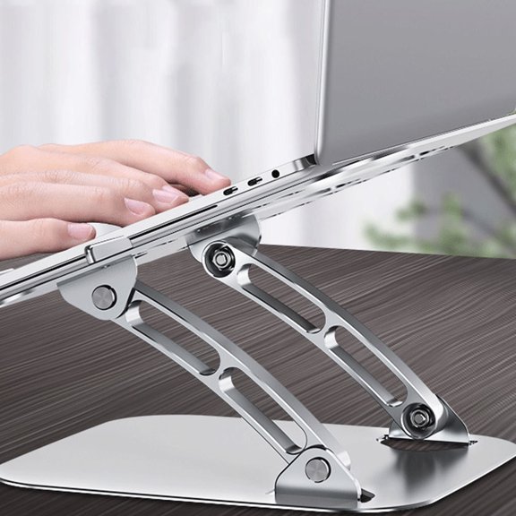 UPGRATOR 1Pc Aluminum Alloy Computer Rack with Open Design for Heat Dissipation and Stability