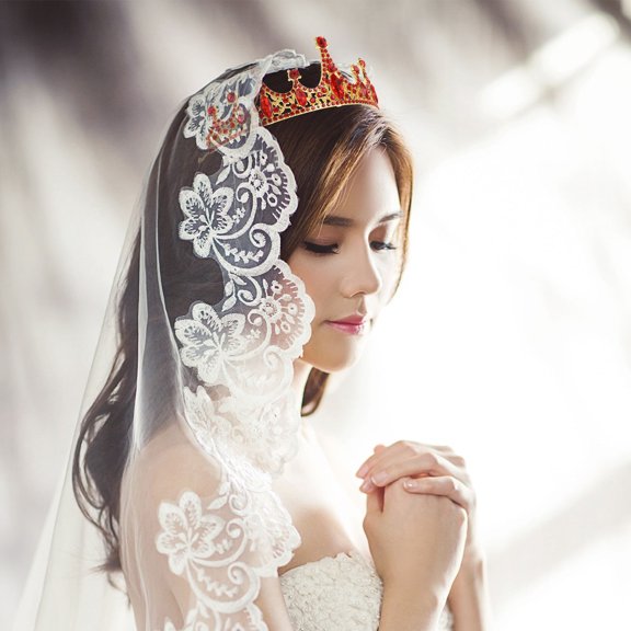 UPGRATOR 1Pc Baroque Style Bride Tiara Crown with Lightweight Alloy Material for Wedding