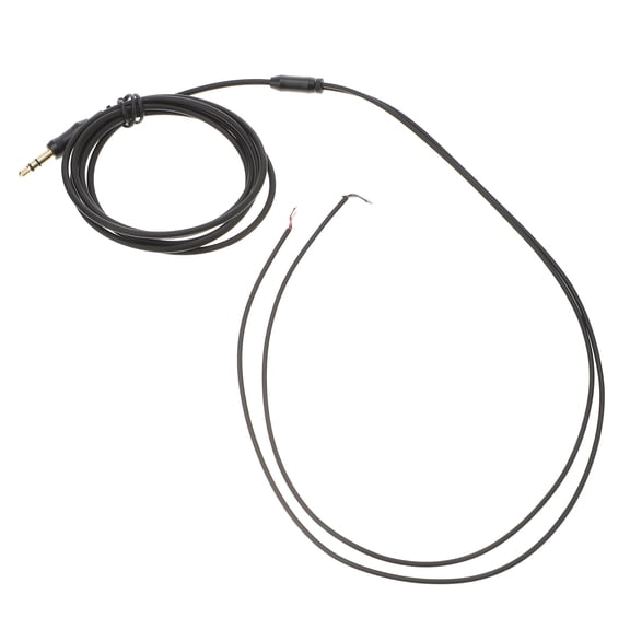 UPGRATOR 1Pc Black Upgrade Earphone Repair Cable Line with Tough Stretchy Material