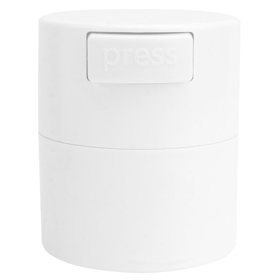 UPGRATOR 1Pc Eyelash Extension Container White Large Capacity Portable Storage Jar with Dehumidify Seal