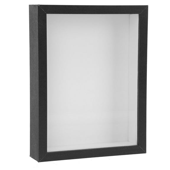 UPGRATOR 1Pcs Black Wood Dried Flower Frame for Adults Tabletop Placement 17.0X12.0X3.5In