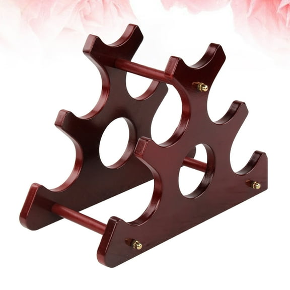 UPGRATOR 1Pc Quality Wood Wine Display Rack Steady Holder for Bar Restaurant Wine Storage