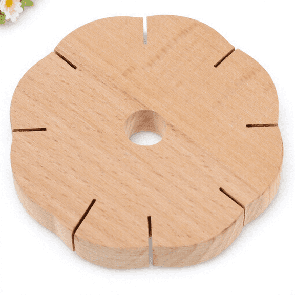 UPGRATOR 1Pcs Hand Knitting Mill Tool for Beginners in Brown for Yarn Projects