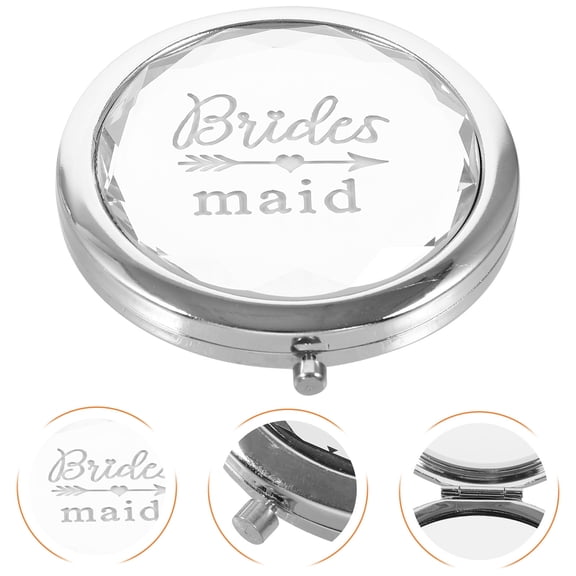 UPGRATOR Portable Makeup Mirror for Girls - Perfect for Weddings, Bridal Showers, -the-