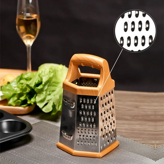 UPGRATOR 1Pcs Vegetable Shredder Handheld Grater Six-Sided Panel Device Hips Material
