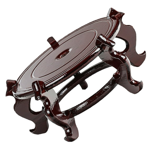 UPGRATOR 1Pcs Wood Plant Stand with Rustic Design for Homeowners and Gardeners 12Inch