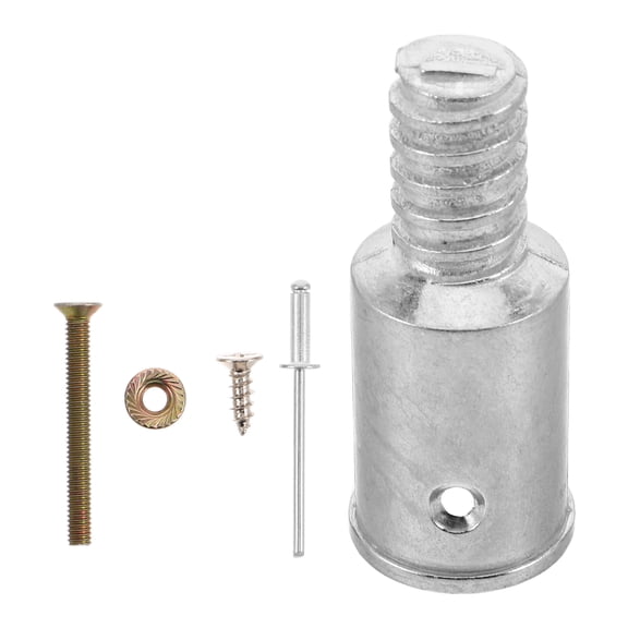 UPGRATOR 1Set Aluminum Alloy Mop Handle Threaded Tip Replacement for 22Mm Home Broom Poles