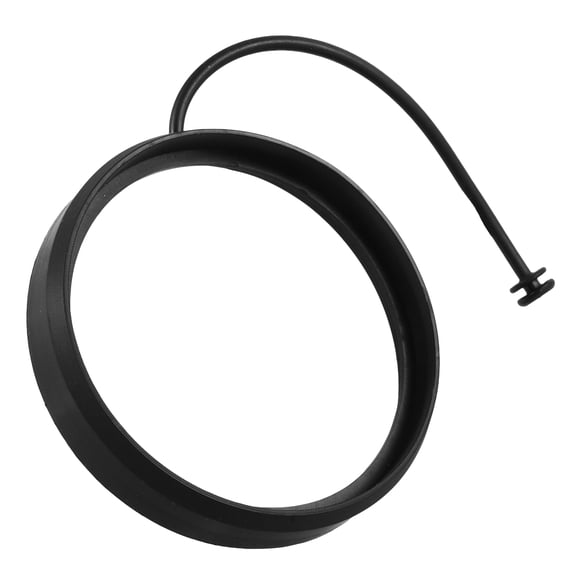 UPGRATOR 1Set Black TPE Replacement Cap Rope for Car Owners 7.3In