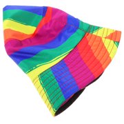 UPGRATOR 1Set Bucket Hat Flat Top Cotton Polyester Sun Protection for Women Men Outdoor Activities Beach Hiking