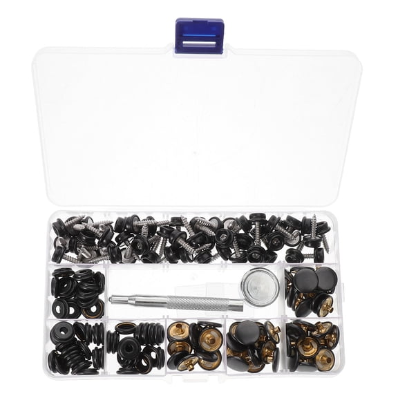 UPGRATOR 1Set Complete Snap Tool Kit with Stainless Steel Buttons for Boat Canvas and Outdoor Covers