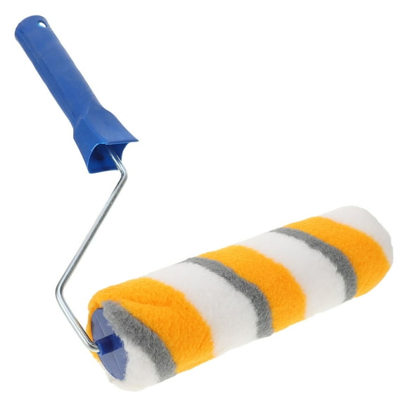 UPGRATOR 1Set Cylindrical Thumb Roller Design Wall Paint Roller for Home Use 9 Inch Width