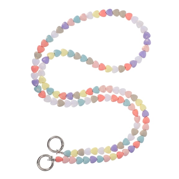 UPGRATOR Beaded Crossbody Chain Multi Plastic 1Set For Phone