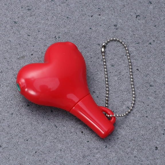 UPGRATOR 1Set Headphone Sharing Splitter Heart Shape Red For Group Listening