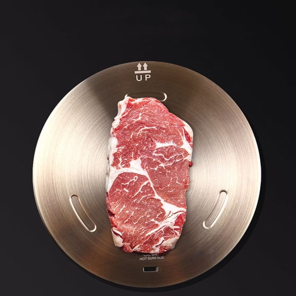 UPGRATOR 1Set Heat Diffuser Plate Stainless Steel Induction Thermal Guide Plate for Kitchen Use