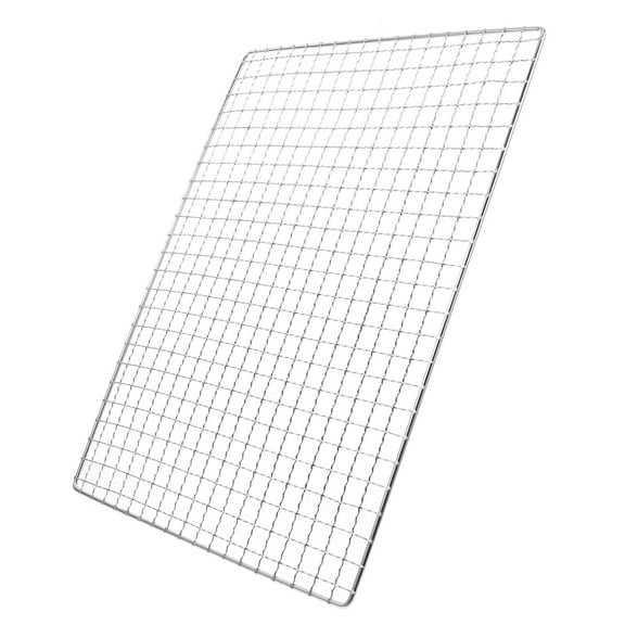 UPGRATOR 1Set Iron Wire Grill Grate for Home Users and Outdoor Cooking Barbecue Mesh 13.8x10.6x0.2in