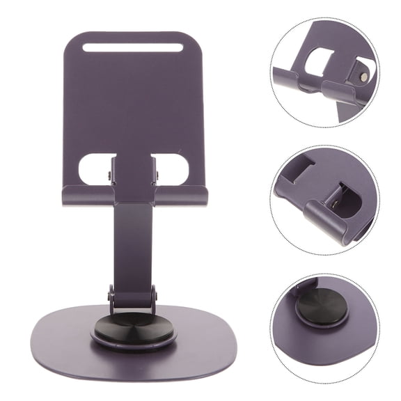 UPGRATOR 1Set Metal Cellphone Stand For Desk With Foldable And Adjustable Features 11.8X3.3X3.3in