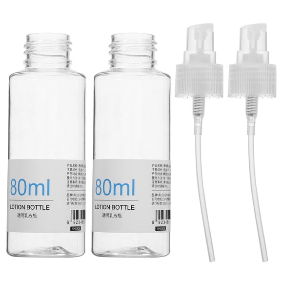UPGRATOR 1Set Pump Bottle Empty Dispenser for Cosmetics and Emulsion Multi Color Portable