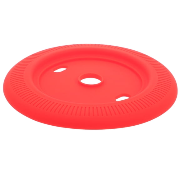 UPGRATOR 1Set Red Silicone Thermostat Wall Plate Cover For Smart Thermostat Home Use 12.6X12.6X0.8In