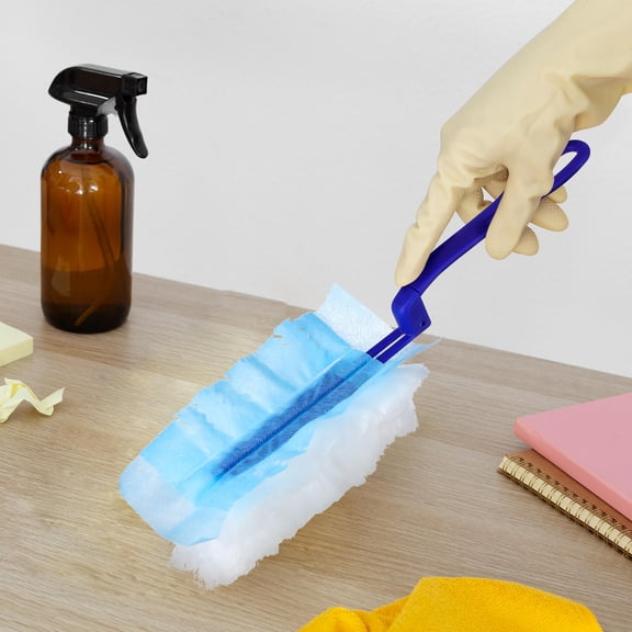 UPGRATOR 1Set Static Cling Duster with Ergonomic Handle for Furniture Electronics and Car Dusting