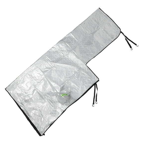 UPGRATOR 1Set Universal Design Car Windshield Cover Thickened Fabric Aluminum Film for Protection
