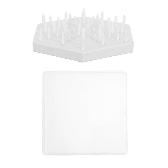 UPGRATOR 1Set Universal Kiln Nails and Fireproof Mat for Clay Art with Smooth Release Porous Refractory Pad