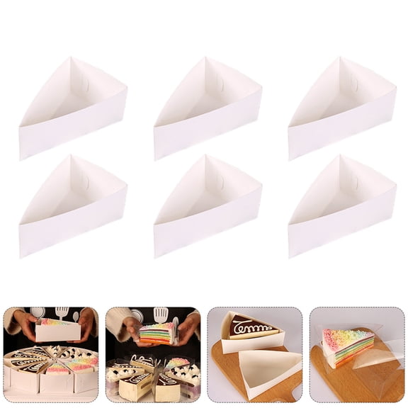 UPGRATOR 20 Pcs Foldable Cake Packaging for Birthday Events