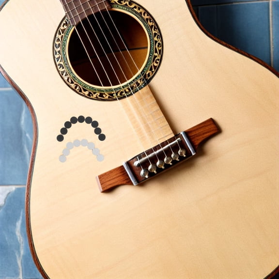 UPGRATOR 200Pcs Guitar Fretboard Dot Markers Acrylic Material Easy Install Professional Side Dots