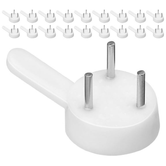 UPGRATOR 200Pcs Invisible Picture Frame Hooks No Tool Installation White Non Mark Wall Hangers