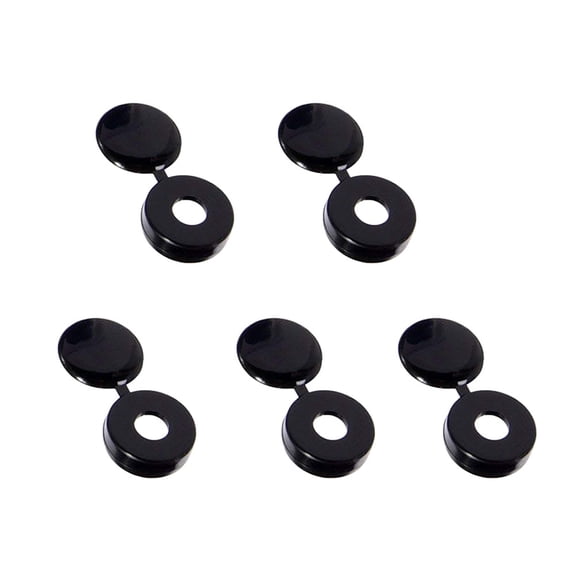 UPGRATOR 200Pcs Thread Protector Cover Black Plastic for Bicycle Maintenance