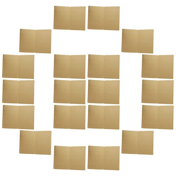 UPGRATOR 20Pcs Blank Greeting Cards Rustic Elegant Style for Wedding Birthday Thank You