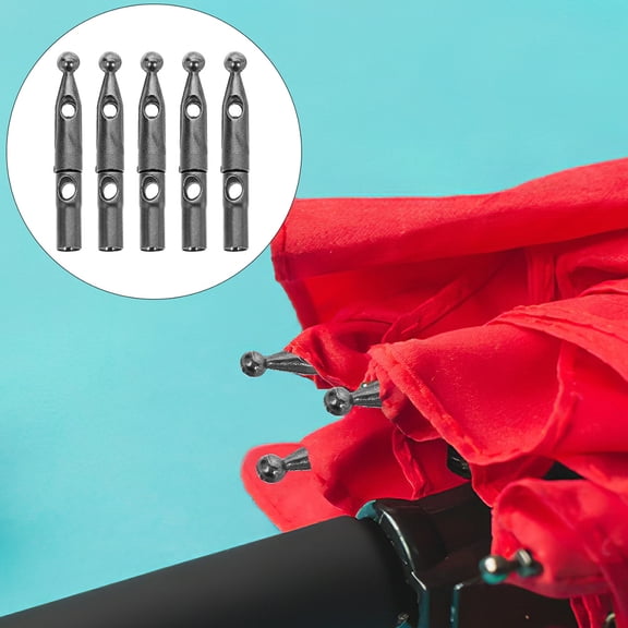 UPGRATOR 20Pcs Metal Umbrella Tail Beads for Waterproof and Replacement