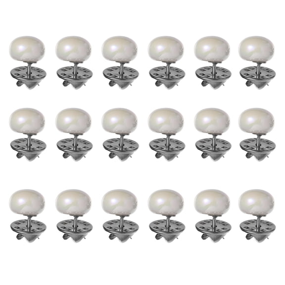 UPGRATOR 20Pcs No Sew Buttons Metal Removable Instant Buttons for Shirt Decoration with Clasp