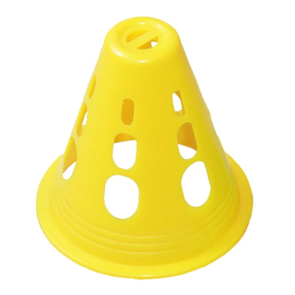 UPGRATOR 20Pcs Plastic Roller Skating Roadblock Cones Assorted Color for Skating Agility Training
