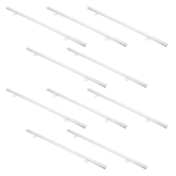 UPGRATOR 20Pcs Sturdy PVC Poster Holder Rail for Wall Mounted Advertising and Tapestry Displays