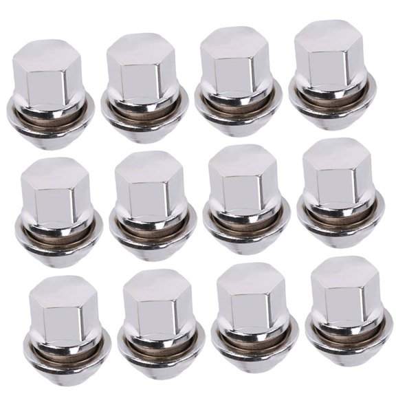 UPGRATOR Wheel Nut Wheel Hub Nuts Aluminum Alloy 20Pcs Silver