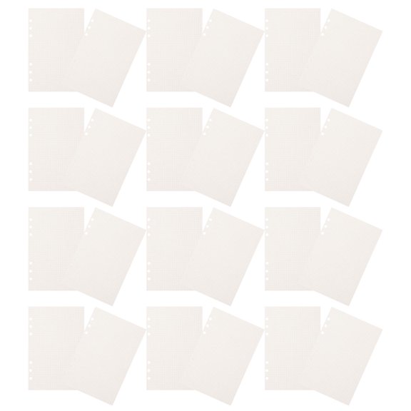 UPGRATOR 225pcs A5 6 Ring Loose Leaf Binder Inserts for Daily Planner Refills