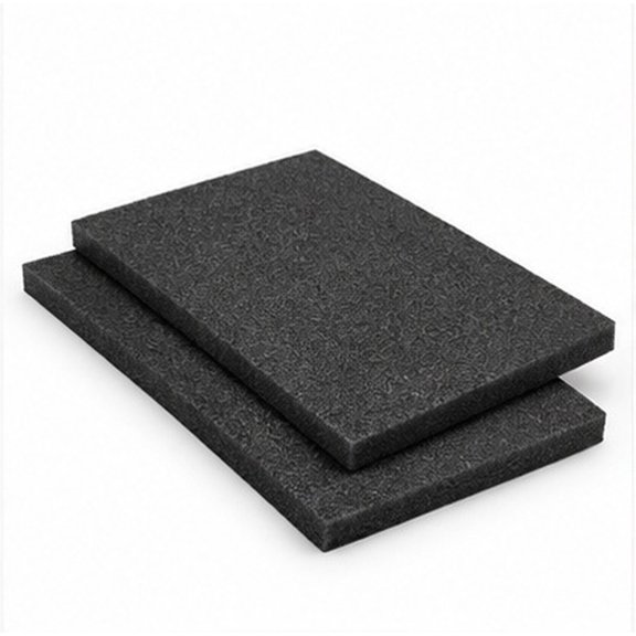 UPGRATOR 2Pcs Black Foam Padding Sheet for Long Term Storage, Shock Absorbing, Protective, Versatile