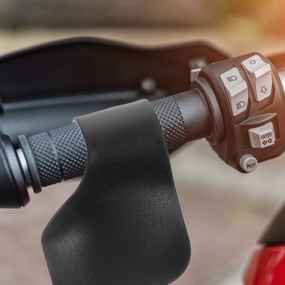 UPGRATOR 2Pcs Black Motorcycle Throttle Control Device for Long Distance Use and Easy Setup