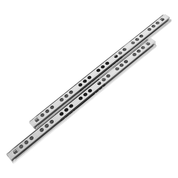 UPGRATOR 2-Pack Full Extension Bearing Drawer Slides Side Mount Steel Rails for Smooth, Quiet in Home and Office Use