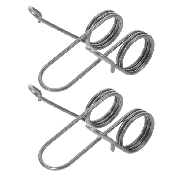UPGRATOR 2Pcs Handheld Seeder Springs Silver Wear Resistant Planter Repair Parts for Corn Machine