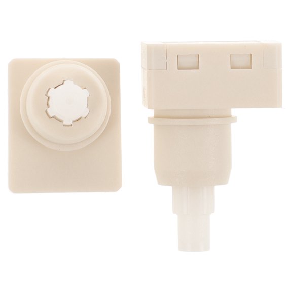 UPGRATOR 2Pcs Interior Dome Light Switch for Vehicle Durable ABS White Modern Design