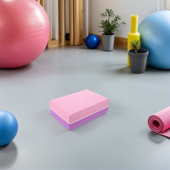 UPGRATOR 2Pcs Lightweight Yoga Blocks with Antislip Surface for Exercise and Training