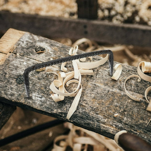 UPGRATOR 2Pcs Nails for Wood Grey Steel with Double-pointed Shape for Construction Workers