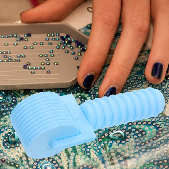 UPGRATOR 2Pcs Painting Craft Roller for Rhinestone Embroidery and Print Making with Easy Pressure Control